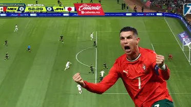 Captura de Azteca con CR7 al frente