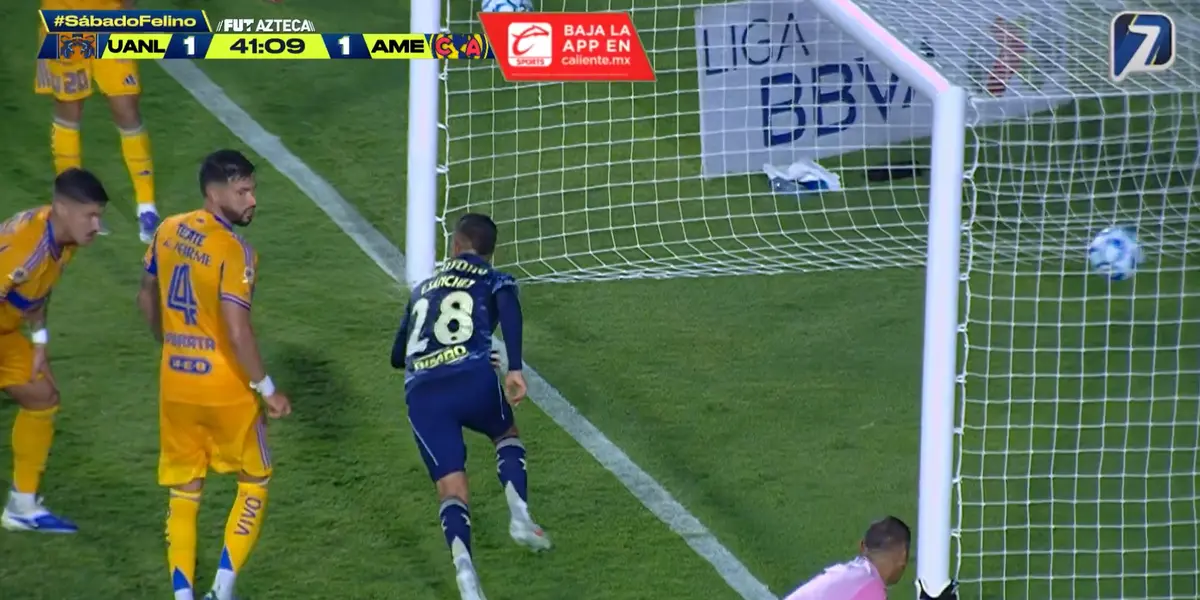 VIDEO | Lo que hizo Nahuel Guzmán tras el gol de Erick Sánchez para el América 1-1 Tigres