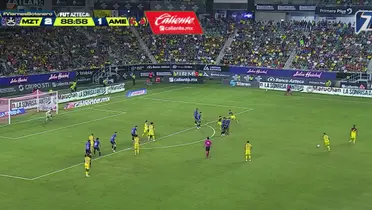 Captura de Azteca Deportes tras el golazo de Rodríguez