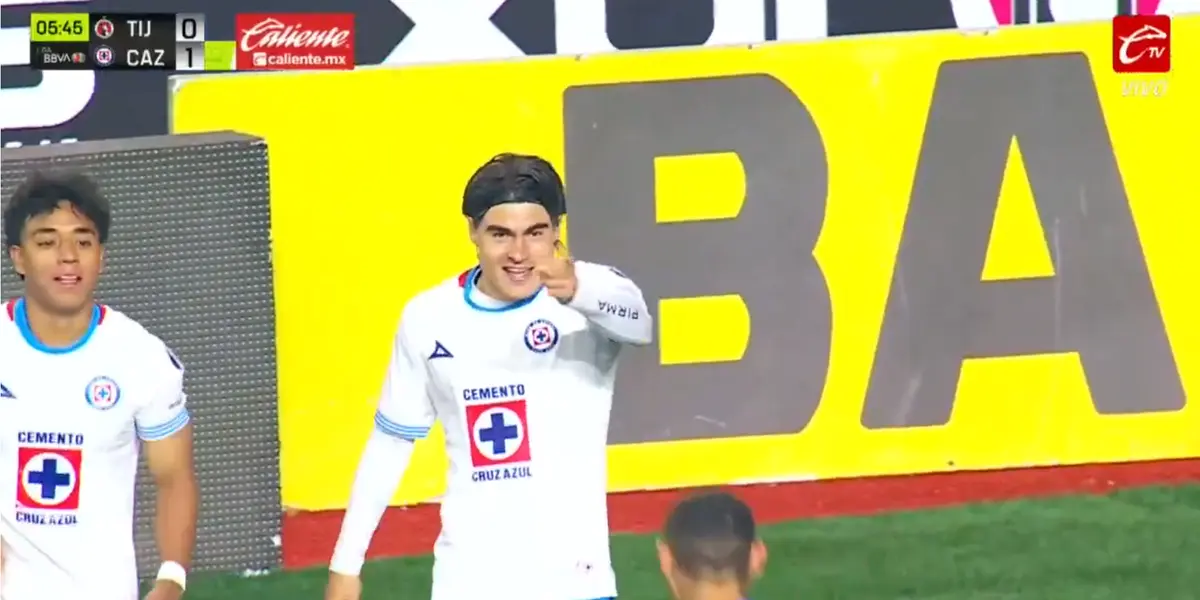 Captura de Caliente TV del gol de Luka