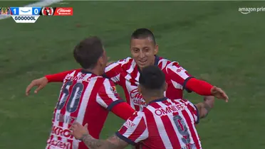 Captura de Chivas del gol de Alvarado