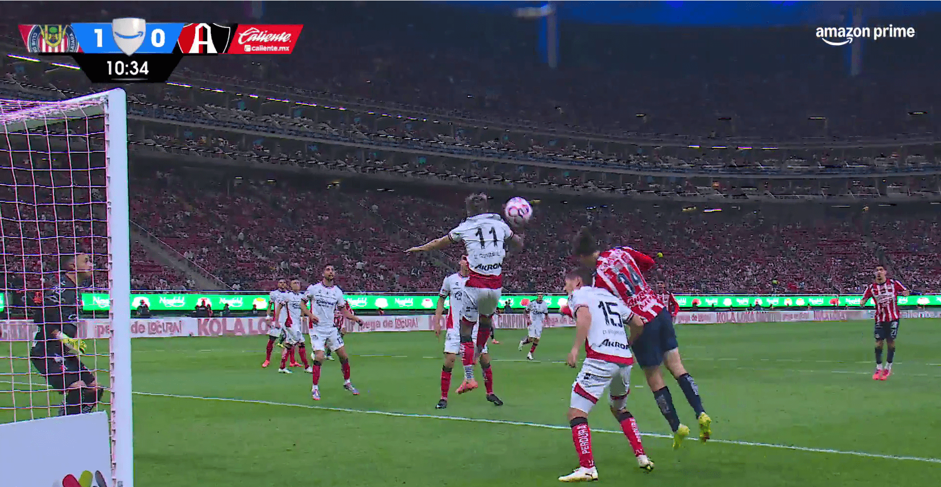 Captura de Chivas del gol de González