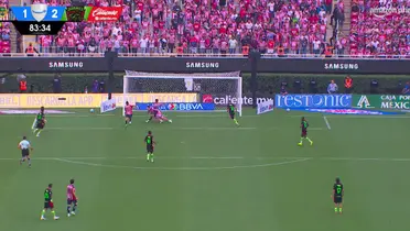 Captura de Chivas del gol de Sandoval