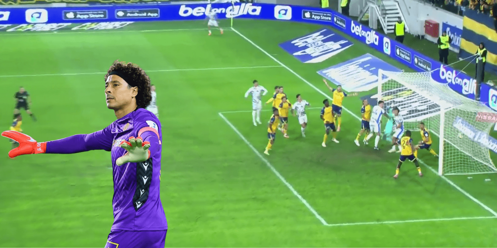 Captura de Claro Sports con Ochoa al frente