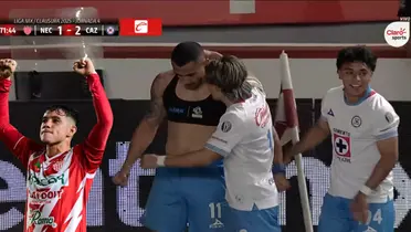 Captura de Claro Sports del gol de GG