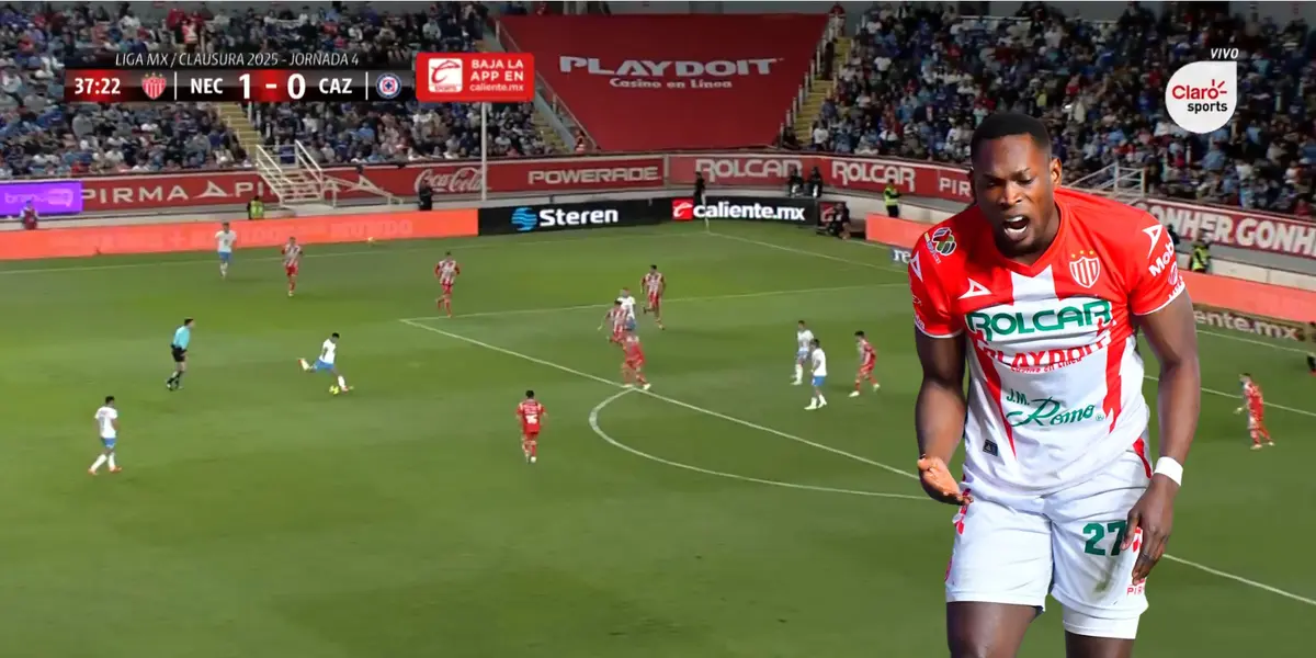 Captura de Claro Sports tras golazo de Lira