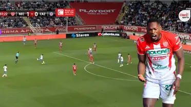 Captura de Claro Sports tras golazo de Lira