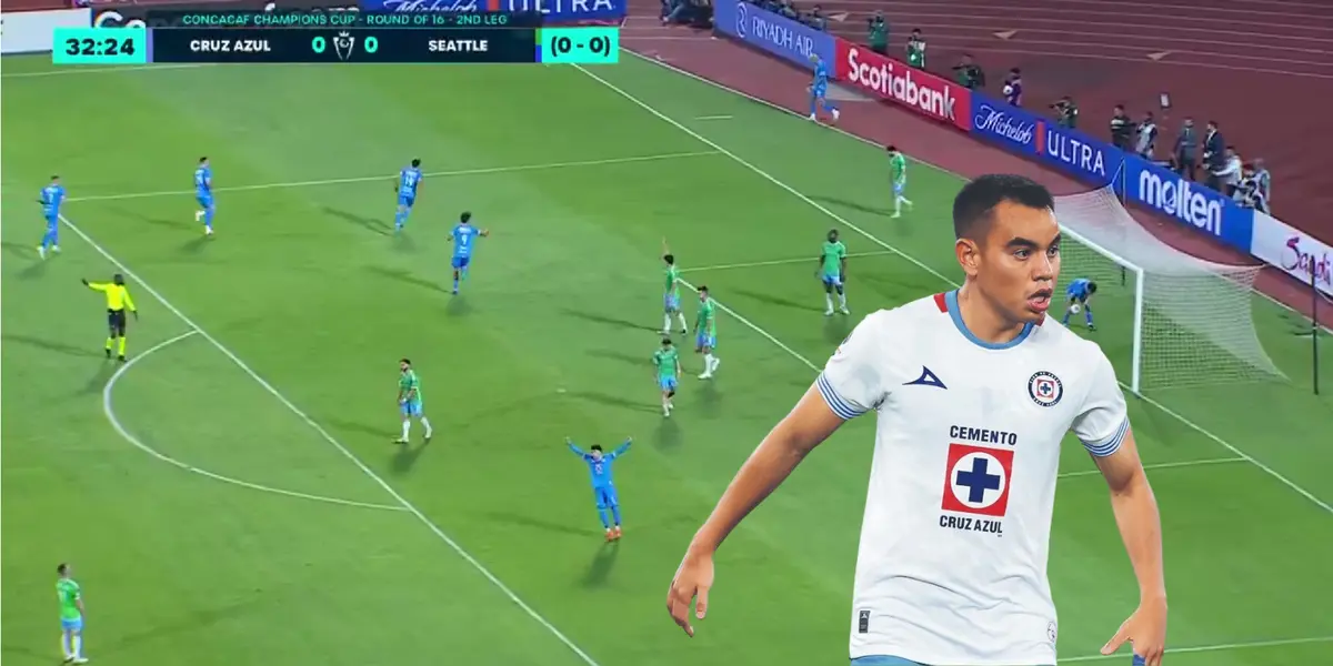 Captura de Concachampions del gol de Charly