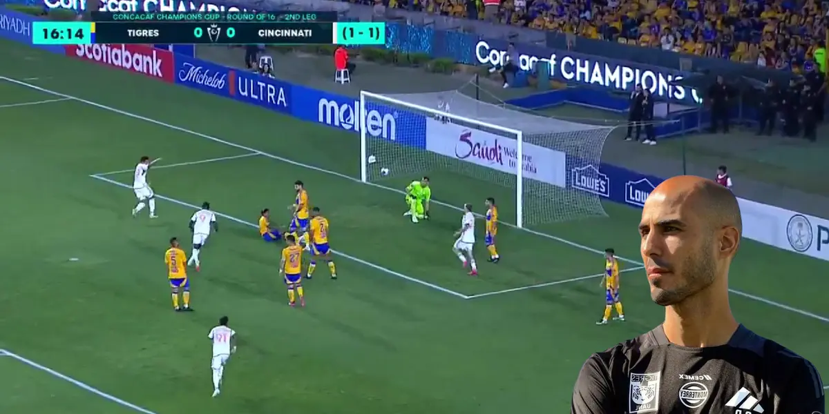 Captura de Concachampions del gol de Cincinnati