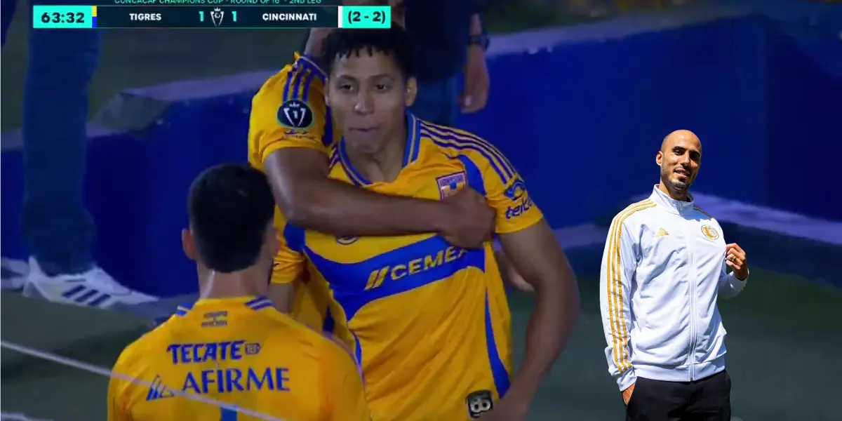 VIDEO | Ozziel salvó a Tigres y así reaccionó Guido Pizarro ante el 1 por 1 vs Cincinnati