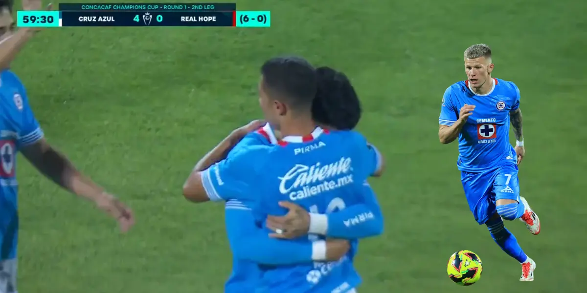 Captura de Conchampions del gol de Montaño