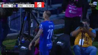 Captura de ESPN tras gol de Rotondi