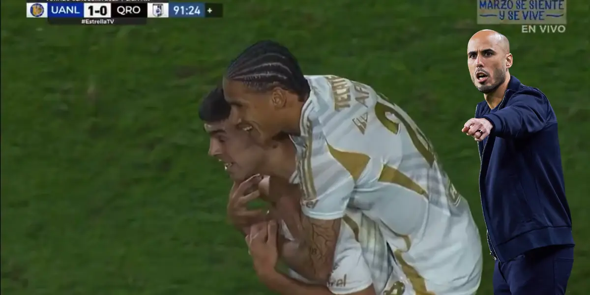 Captura de la celebración de Brunetta, tomada de Estrella TV