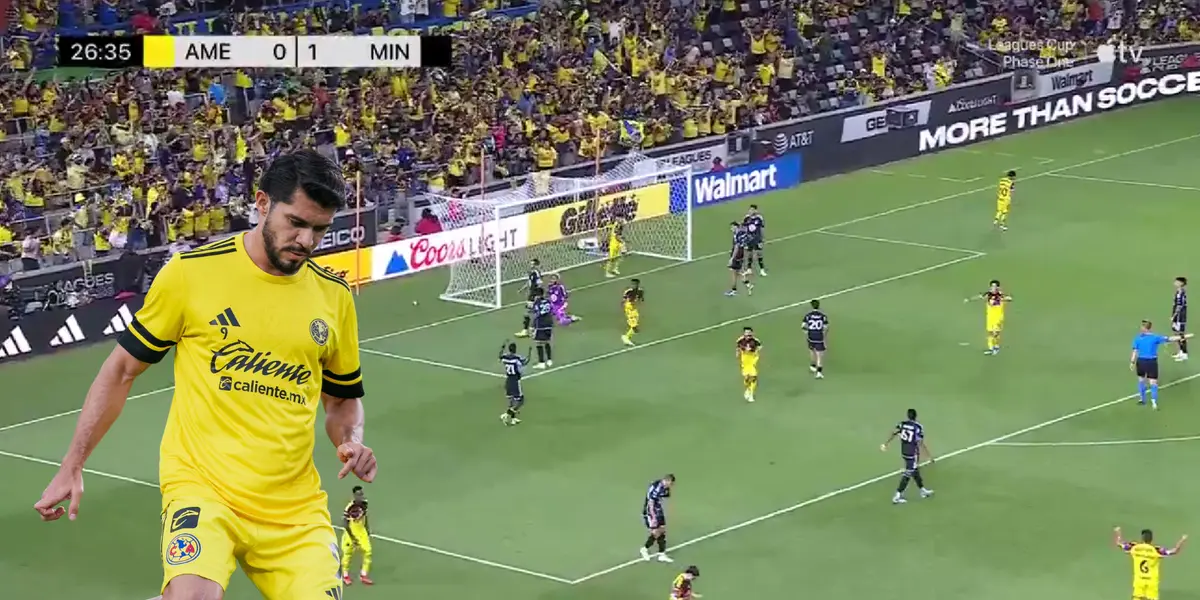 Captura de Leagues Cup del empate de América