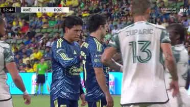 Captura de Leagues Cup del gol de Juárez