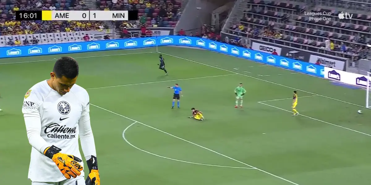 Captura de Leagues Cup del gol de Minessota