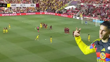 Captura de Leagues Cup del golazo de Rodríguez