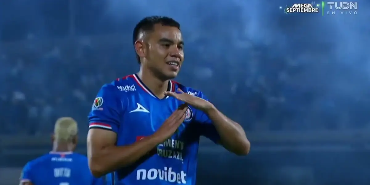 Captura de Liga MX del festejo de Charly