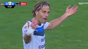 Captura de Liga MX del gol de Canales