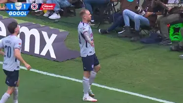 Captura de Liga MX del gol de Rotondi