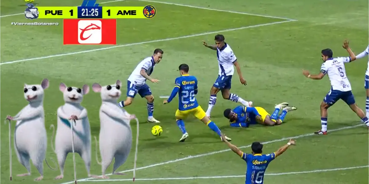 Captura de pantalla de Azteca Deportes, en el 1er gol de Chava Reyes.
