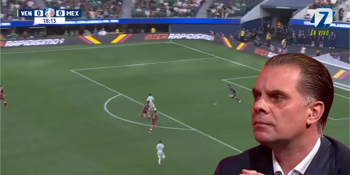 Captura de pantalla de TV Azteca de la falla de Giménez.