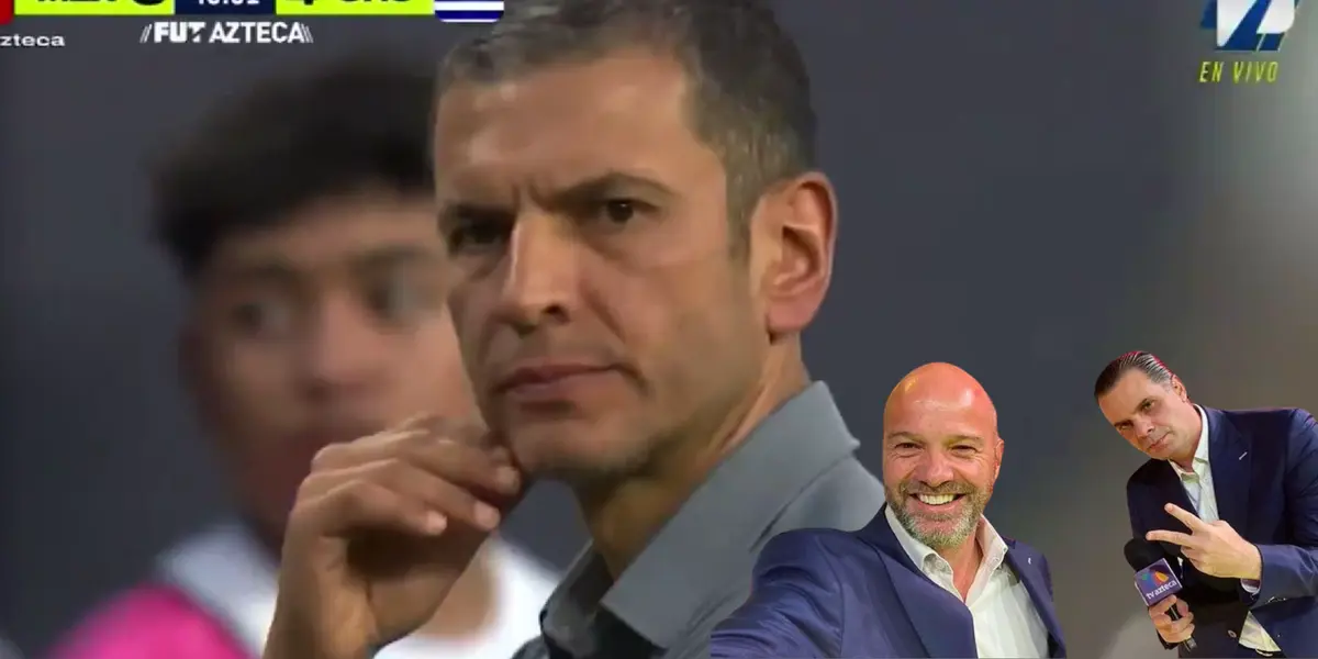 Captura de pantalla tomada de la transmisión de TV Azteca.