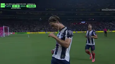 Captura de Rayados del gol de Canales