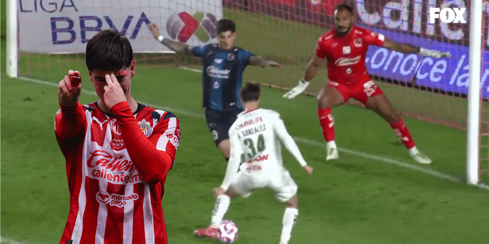 Captura de Somos FOX del error de González