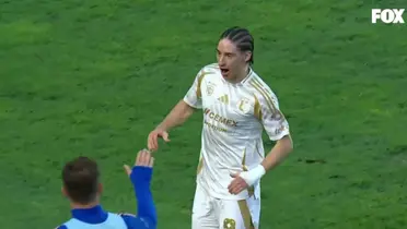 Captura de Somos FOX del gol de Flores