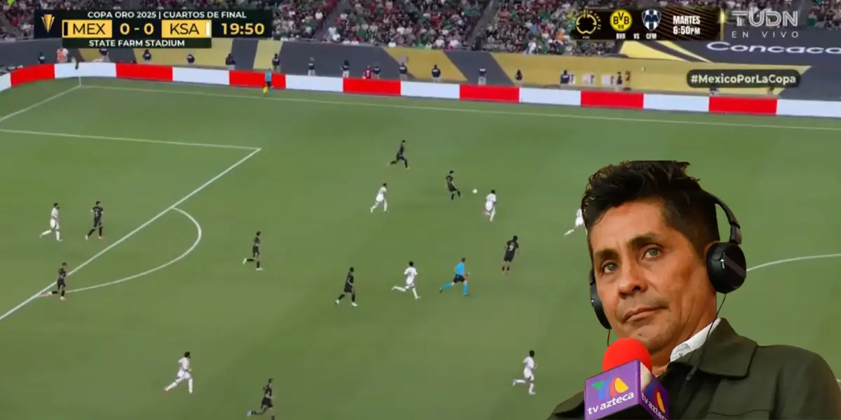 Captura de TUDN con Campos al frente