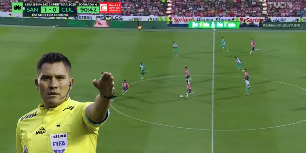 Captura de TUDN con Guerrero al frente