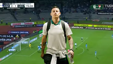 Captura de TUDN, con James al frente