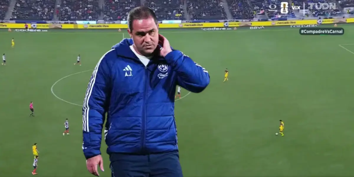 Captura de TUDN con Jardine al frente