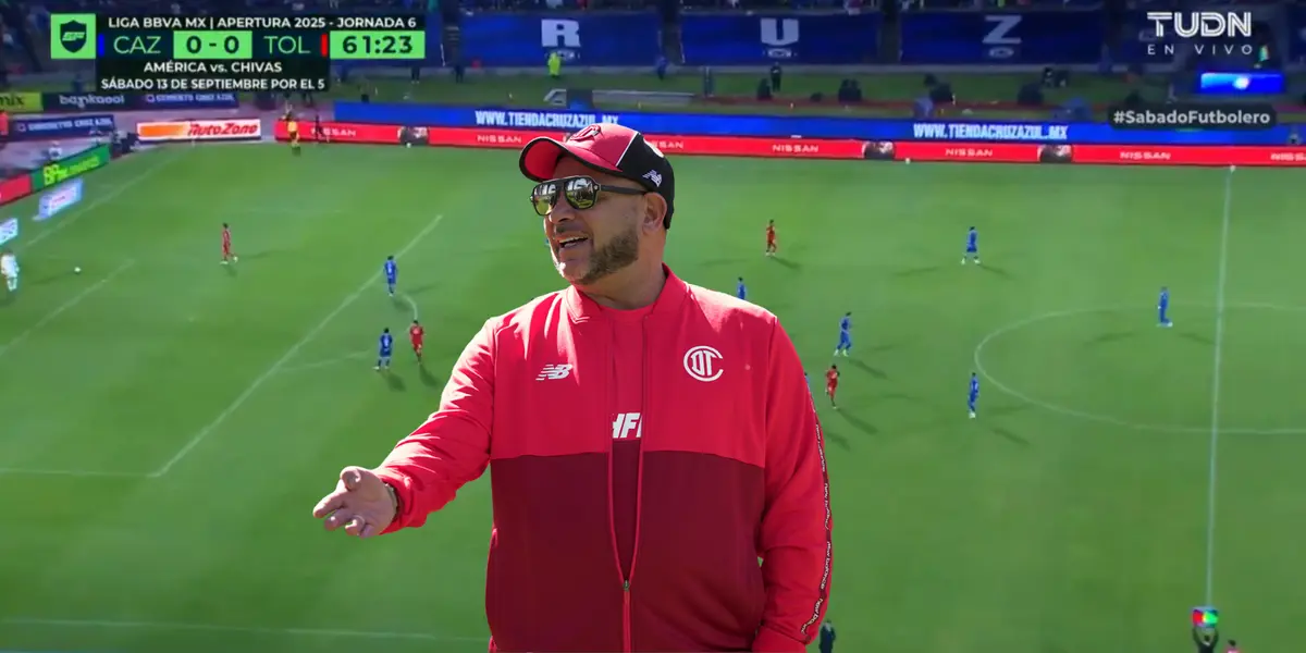 Captura de TUDN con Mohamed al frente