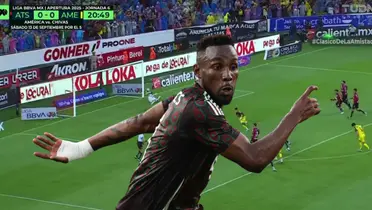 Captura de TUDN con Quiñones al frente