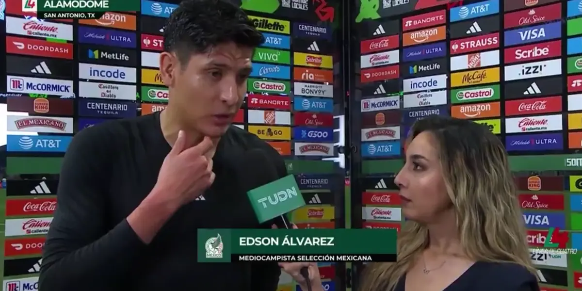 Captura de TUDN de Edson en entrevista