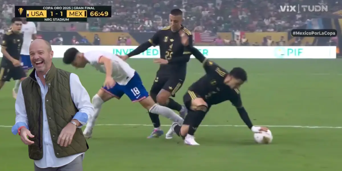 Captura de TUDN de la mano de Sánchez