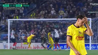 Captura de TUDN del autogol