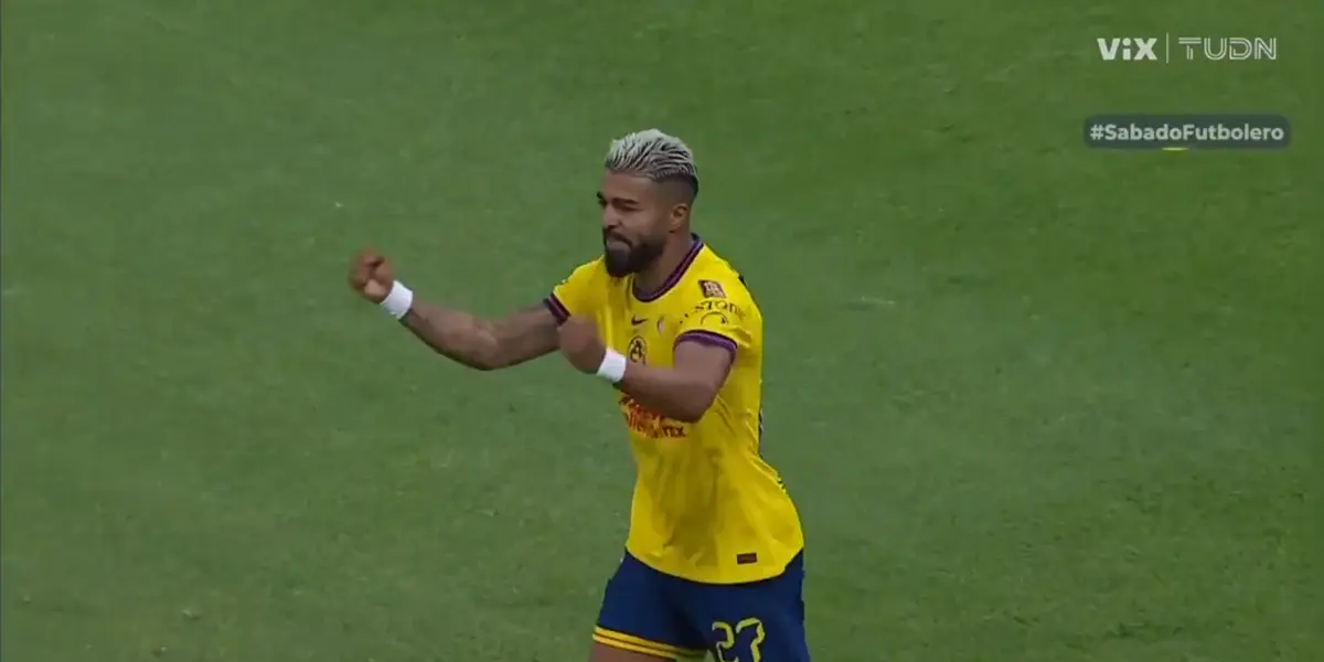 Captura de TUDN del gol de Aguirre