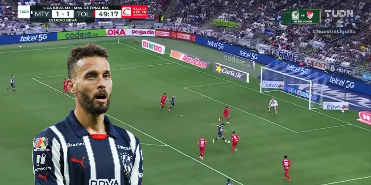 Captura de TUDN del gol de Canales
