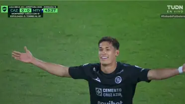 Captura de TUDN del gol de Chiquete