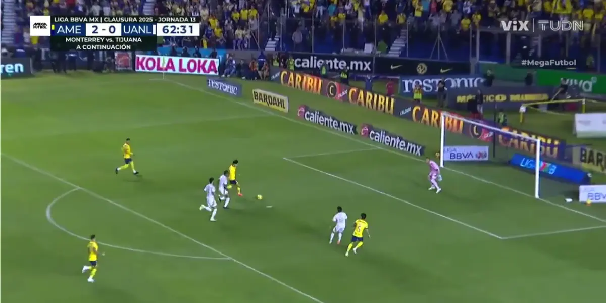 Captura de TUDN del gol de Dávila