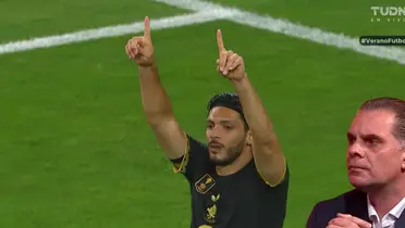 Captura de TUDN del gol de Jiménez