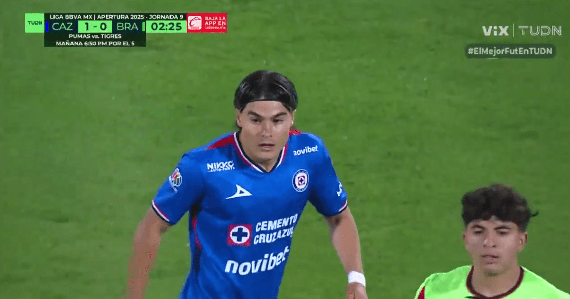 Captura de TUDN del gol de Luka