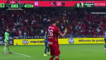 Captura de TUDN del gol de Paulinho