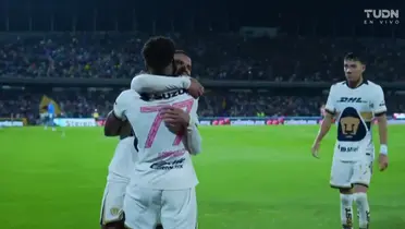 Captura de TUDN del gol de Pumas