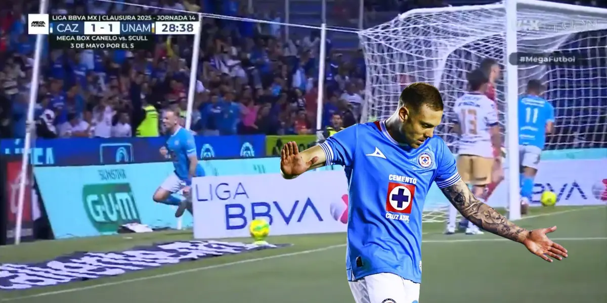 Captura de TUDN del gol de Rotondi