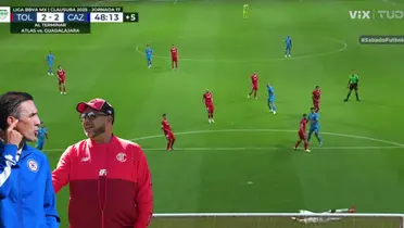 Captura de TUDN del gol de Rotondi