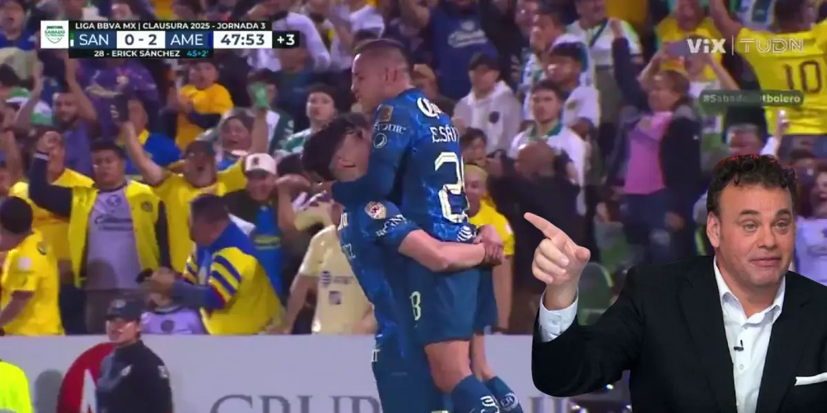 Captura de TUDN del gol de Sánchez